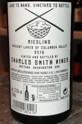 Kung Fu Girl, Charles Smith Wines, Riesling, 12%, Washington State, Colombia River, 2018